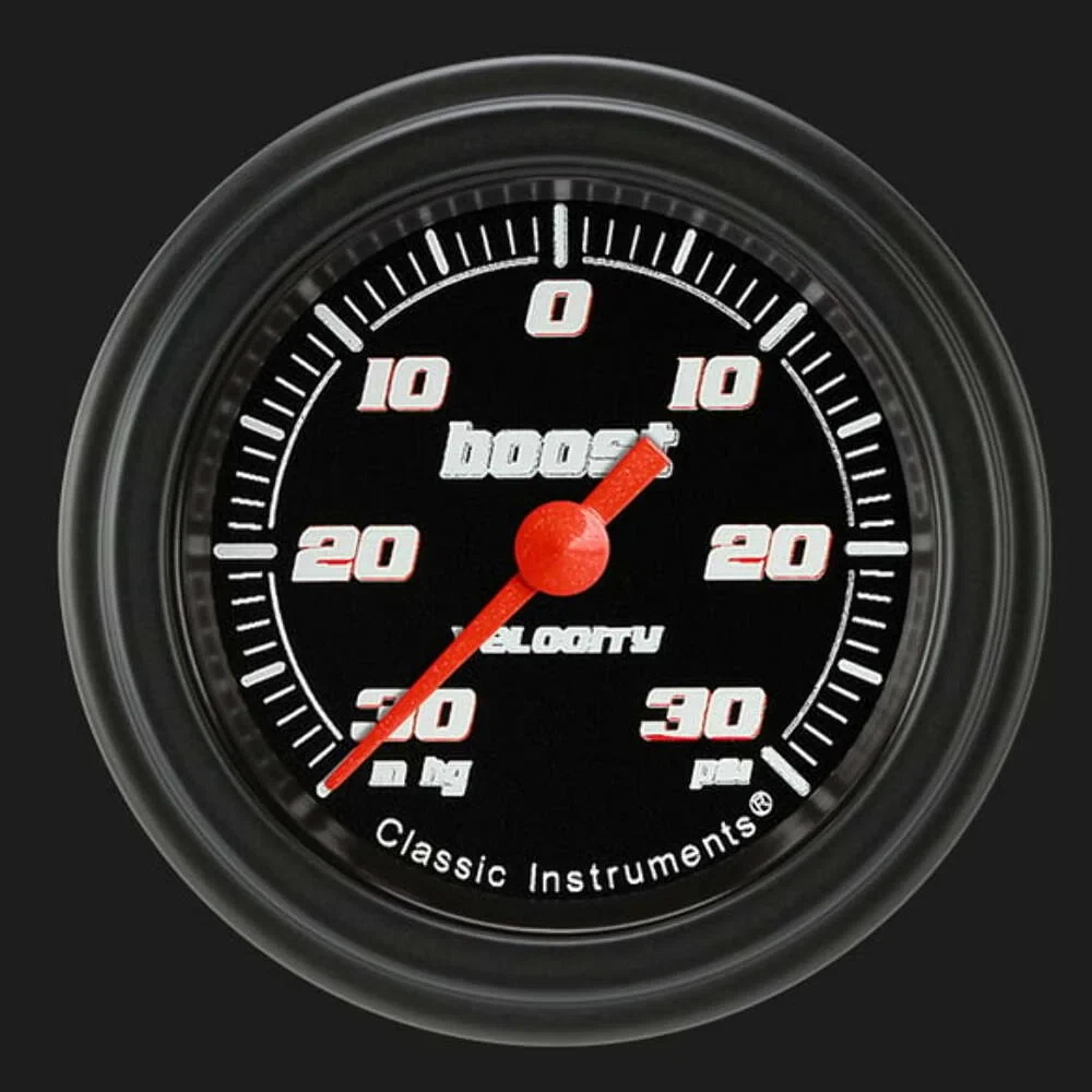 Velocity Black 2 1_8_ Boost_Vac Gauge VS141BBLF